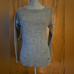 TOMS Gray Split Hem Sweater